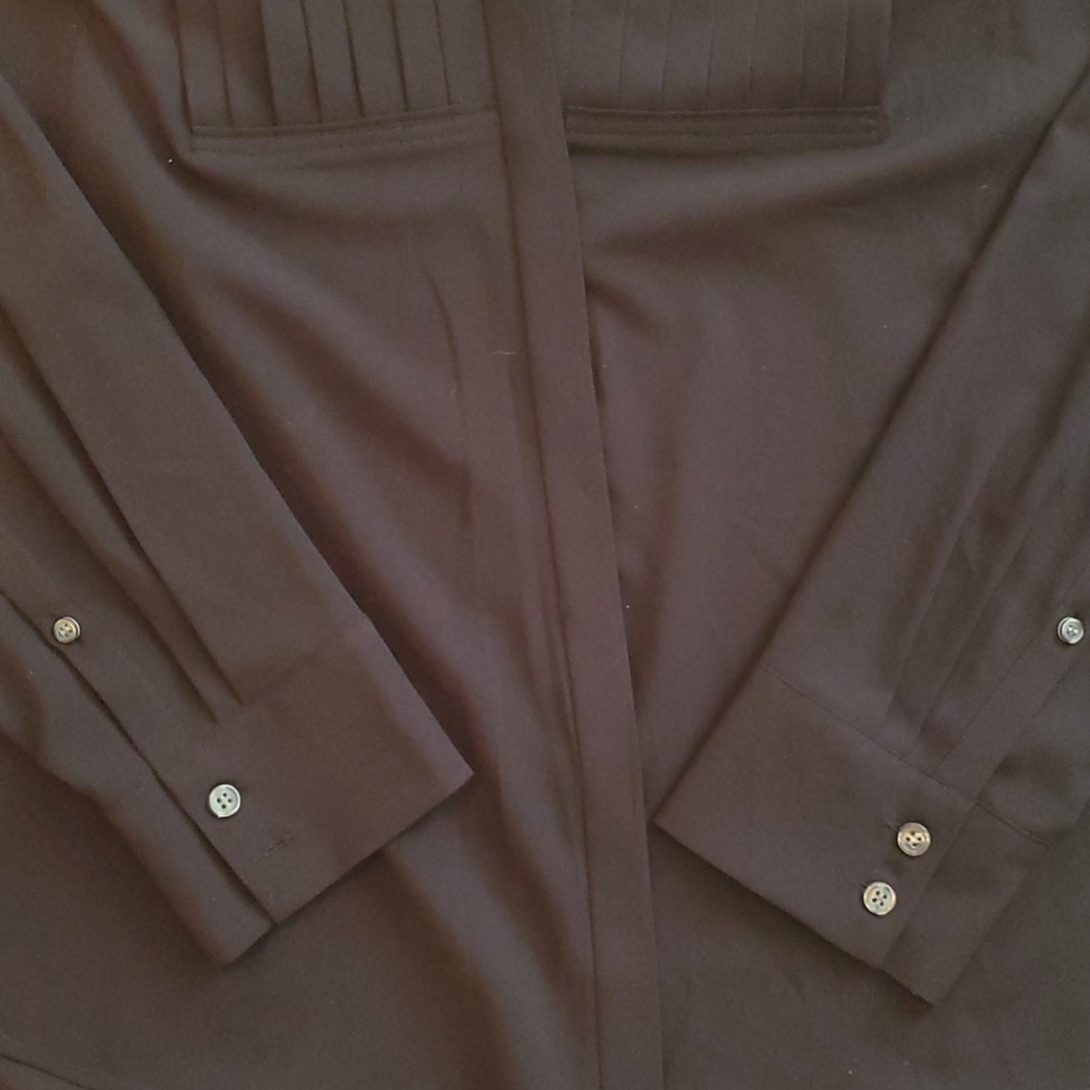 J. Crew XL black button down long sleeve shirt - Picture 3 of 3